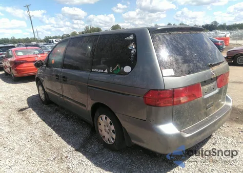 2001 Honda Odyssey Lx из США, поврежденный, VIN 2HKRL18581H525669